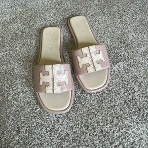 Tory Burch slides! Like new.